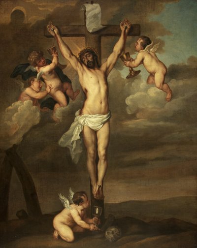 Kreuzigung, 1645-50 von Unbekannt Unbekannt